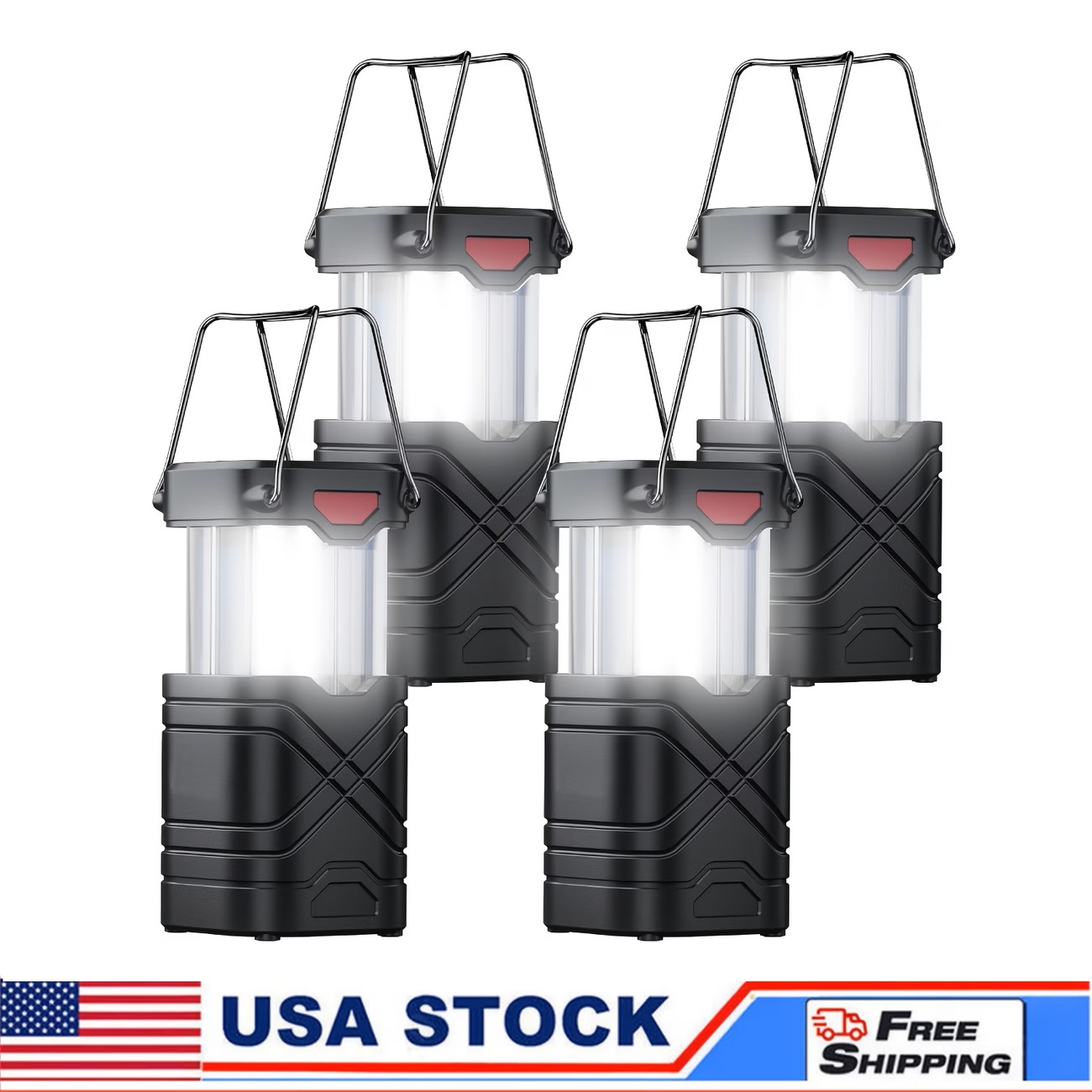 Outdoor Power Pack - Güneş Enerjili Kamp Lambası 2/4'lü Paket,