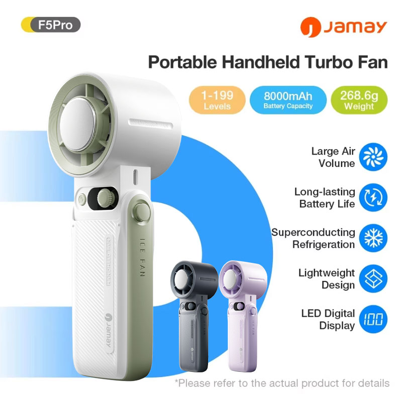 Outdoor Power Fan - Taşınabilir El Tipi Fan Güçlü Rüzgar