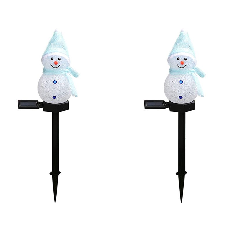 Outdoor Solar Power Xmas Lights - AA81-2X Kardan Adam Güneş Enerjili Işıklar