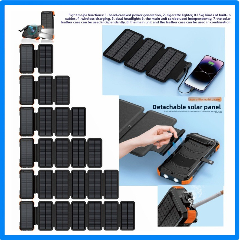 Xiaomi Outdoor Power Supply - El Kranklı Güneş Enerjili Powerbank 20000mAh,
