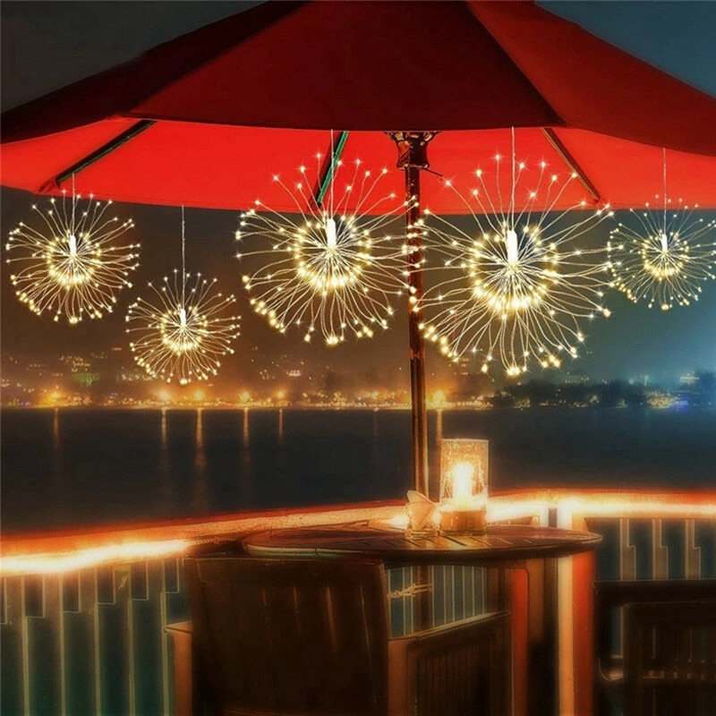 Outdoor Solar Power Xmas Lights - 120Led 200 Led güneş lambası yıldız
