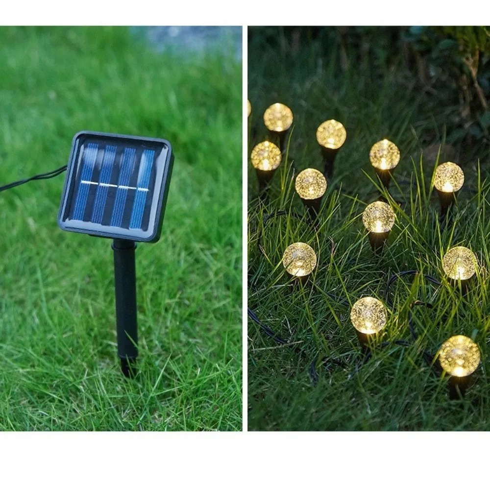 Outdoor Solar Power Xmas Lights - Güneş Enerjili 5M 20LED Dış Mekan