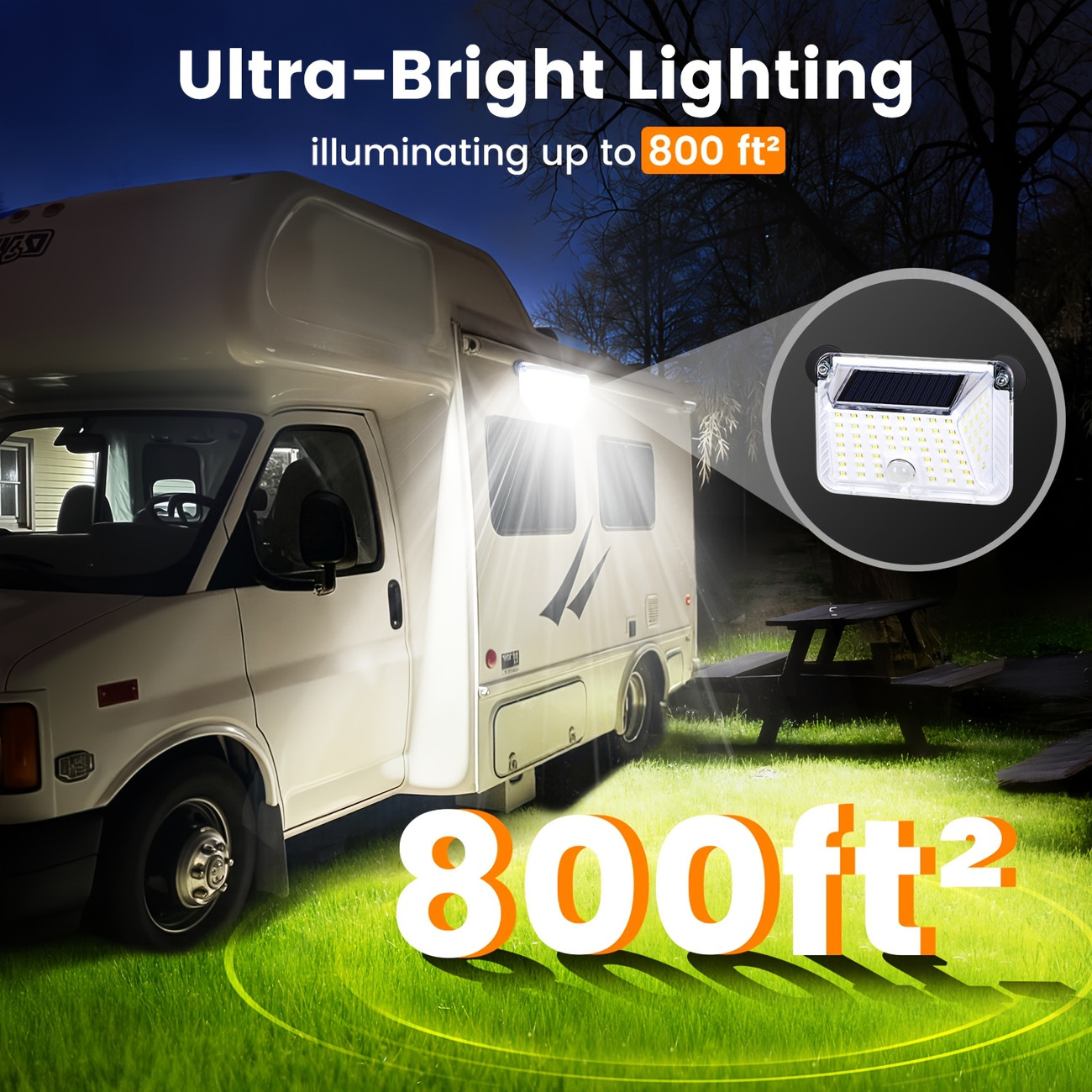 Outdoor Power G Sensor - Güçlü mıknatıslı hareket sensörlü lamba, su
