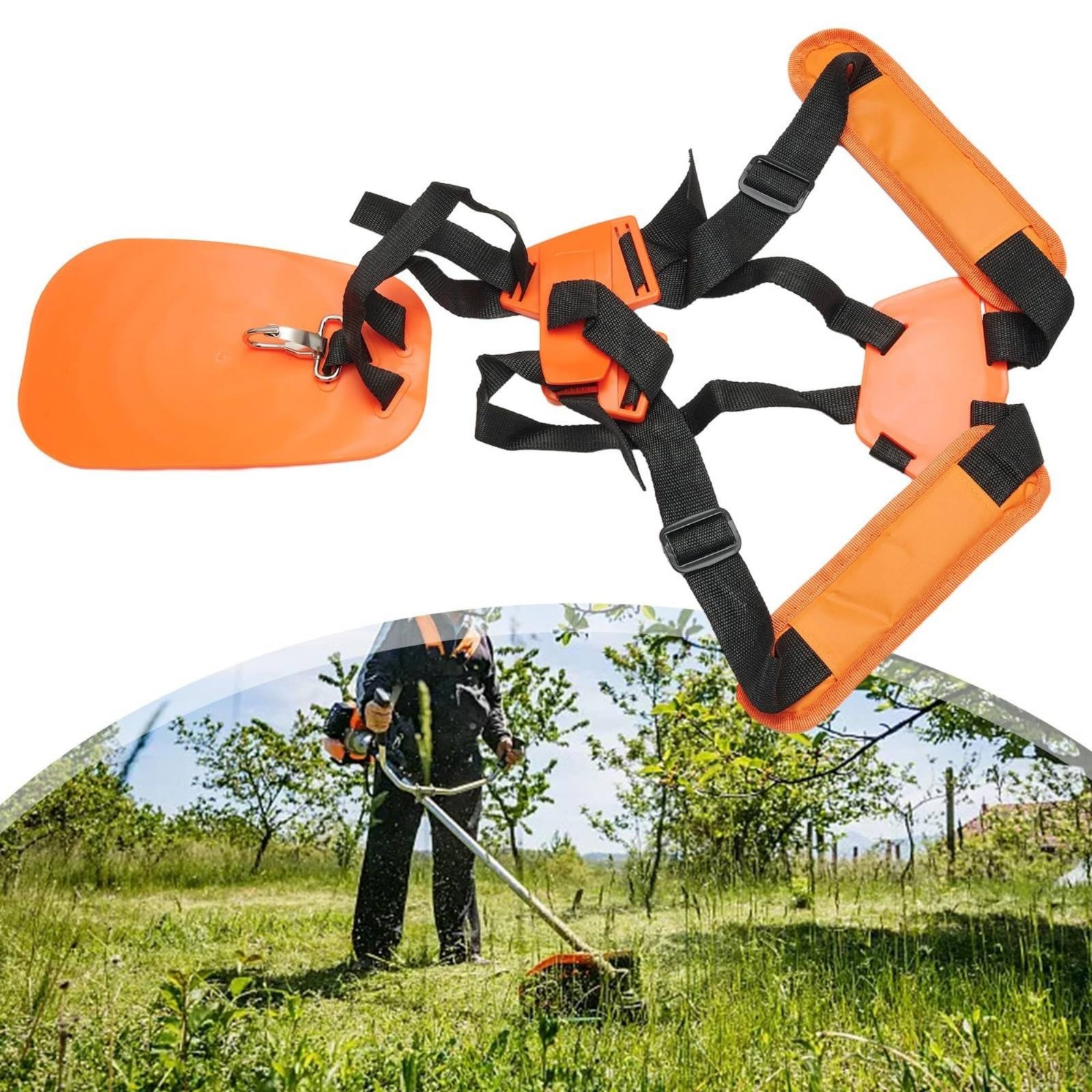Brush Cutter Strap - Çift Omuzlu Düzeltici Askısı Sağlam Hizmet