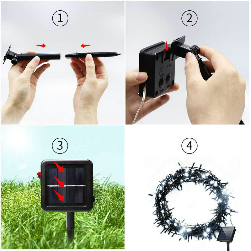 Güneş Enerjili Peri Dizisi Işı - Outdoor Solar Power Xmas Lights incelemesi ve fiyatı