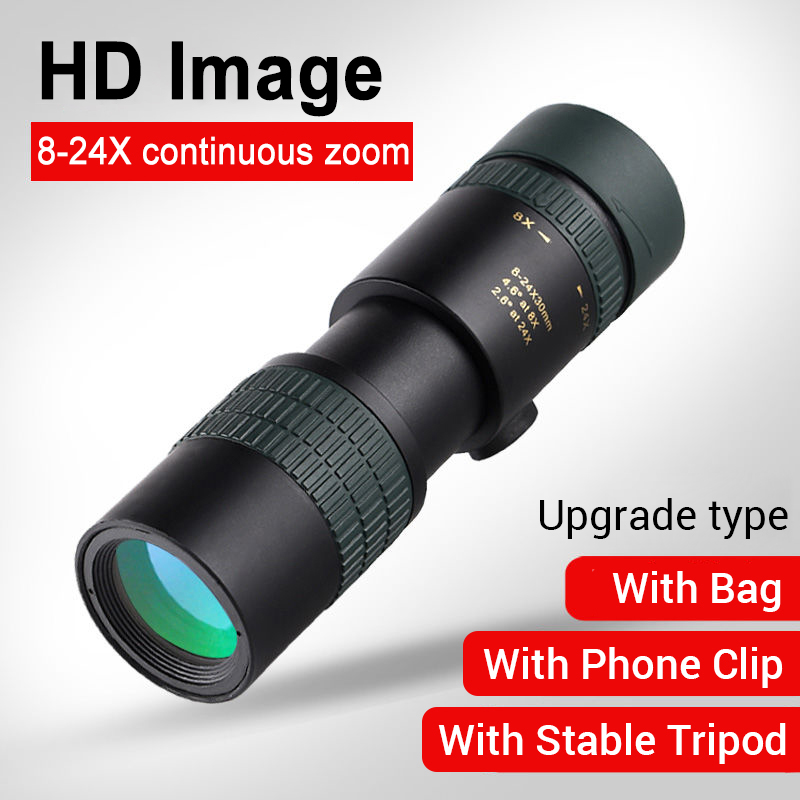 Güçlü 8-24X30 Monoküler HD Zoo - Quality Outdoor Power incelemesi ve fiyatı