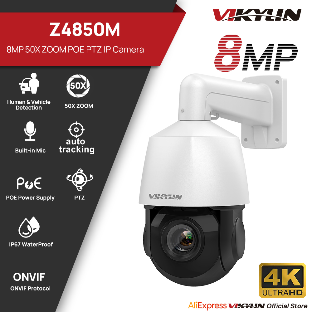 Vikylin 4K 8MP PTZ 32X Zoom 10 - Outdoor Power G Sensor incelemesi ve fiyatı
