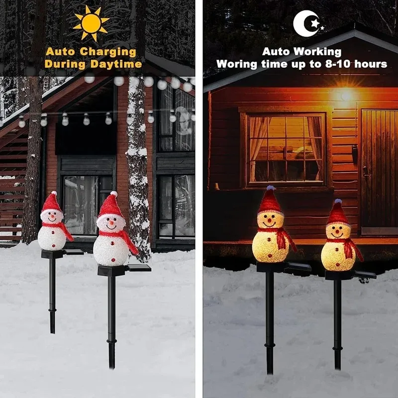 2 LED'li Kardan Adam Güneş Ene - Outdoor Solar Power Xmas Lights incelemesi ve fiyatı