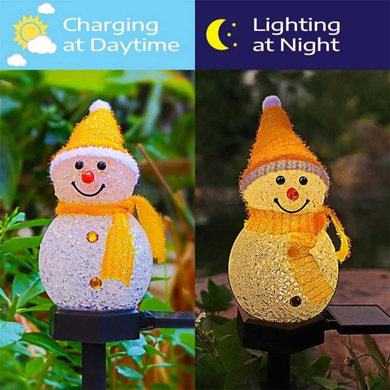 Güneş Enerjili LED Kardan Adam - Outdoor Solar Power Xmas Lights incelemesi ve fiyatı