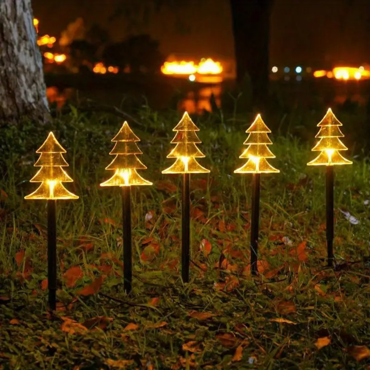 5 adet Noel Yolu Işıkları Su G - Outdoor Solar Power Xmas Lights incelemesi ve fiyatı