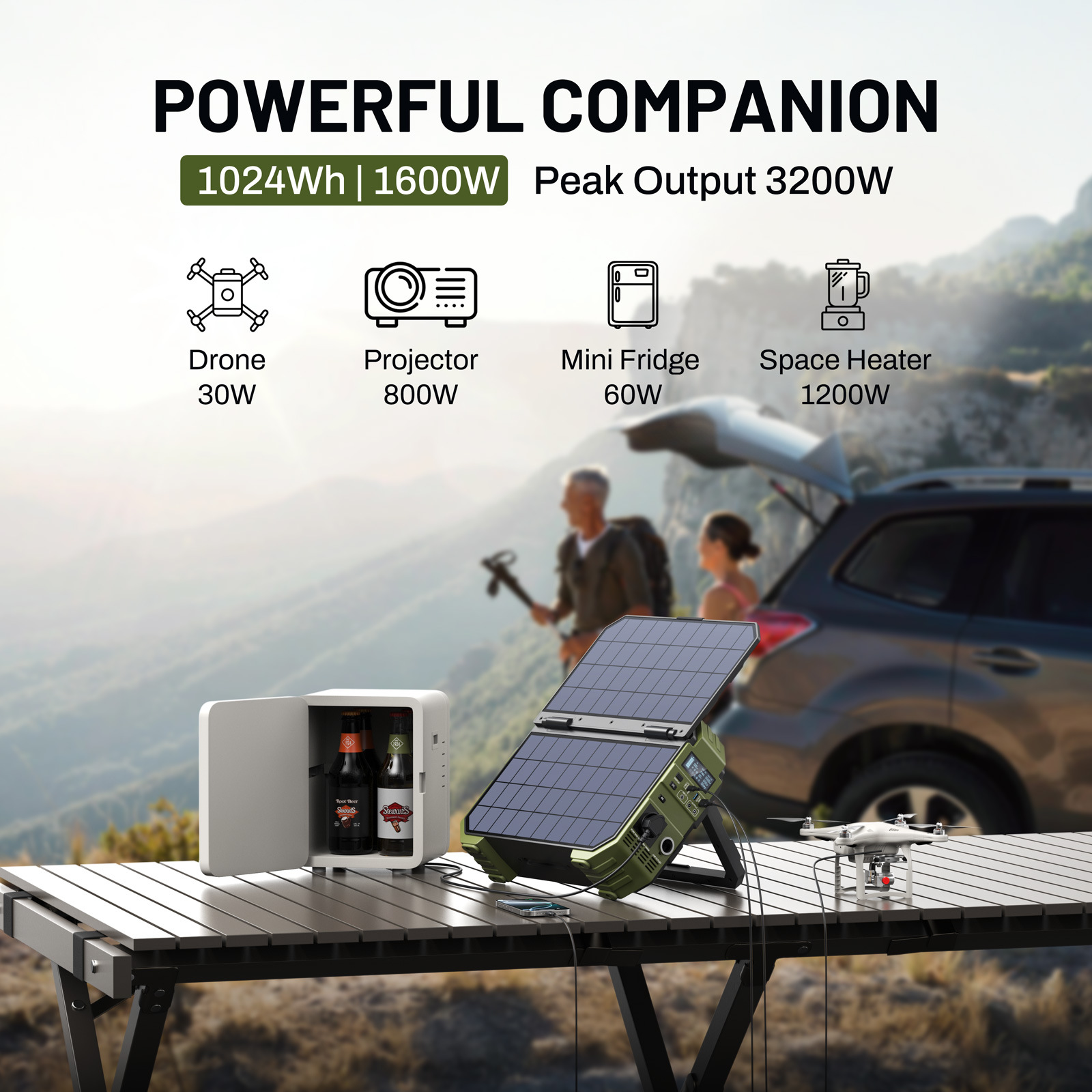 1600W Taşınabilir Güç İstasyon - Outdoor Power Pack incelemesi ve fiyatı