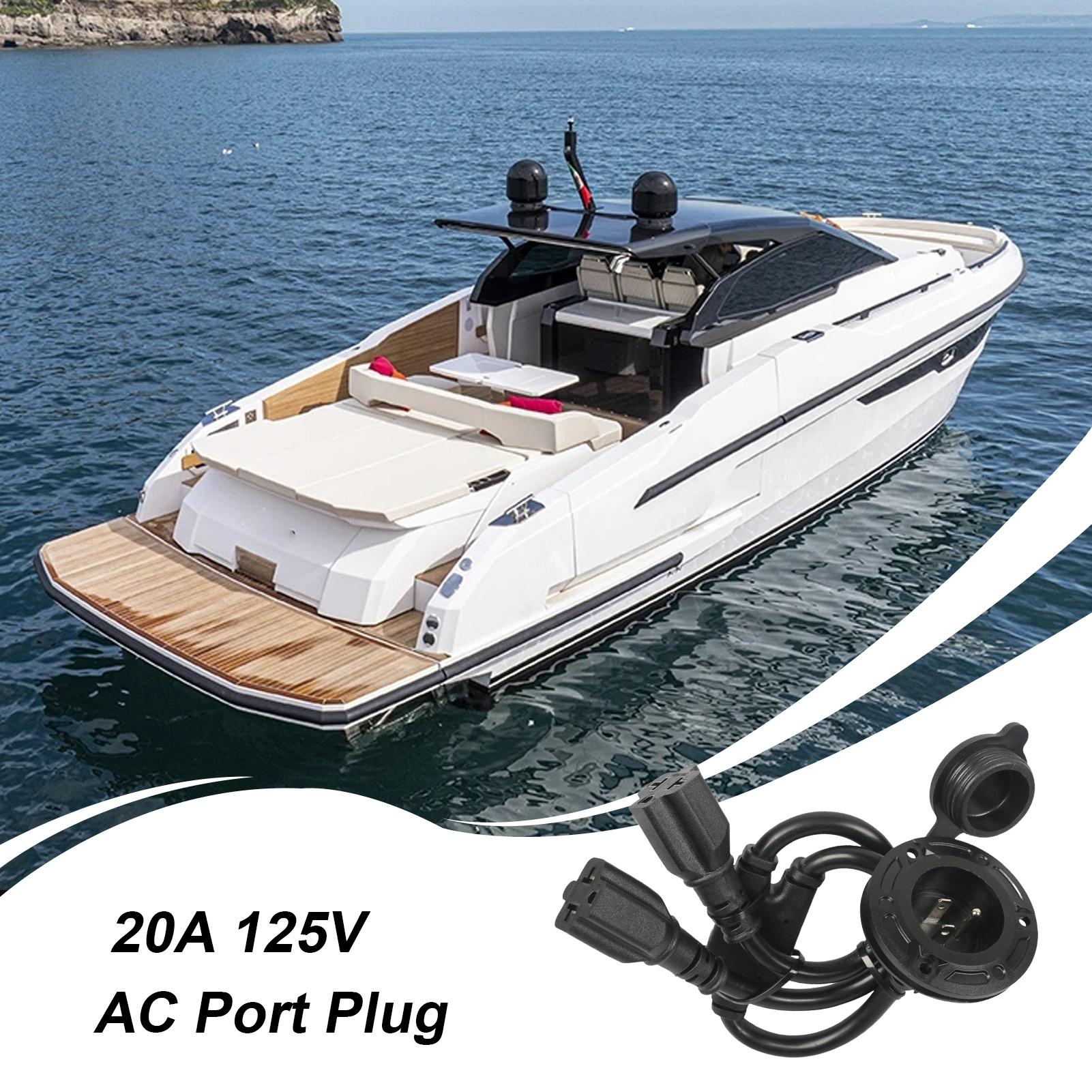 ABD Standartı 125V RV Güç Giri - Outdoor Power Outlet Install incelemesi ve fiyatı
