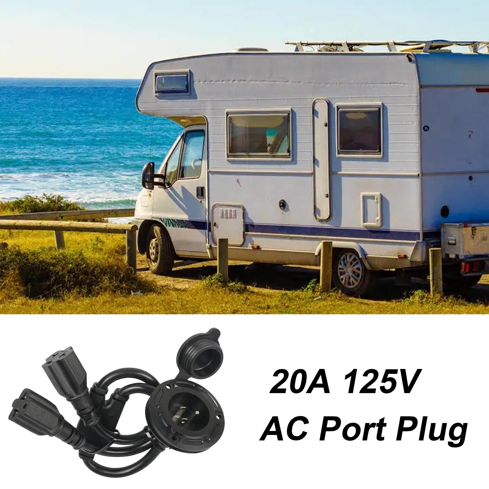 ABD Standartı 125V RV Güç Giri - Outdoor Power Outlet Install incelemesi ve fiyatı
