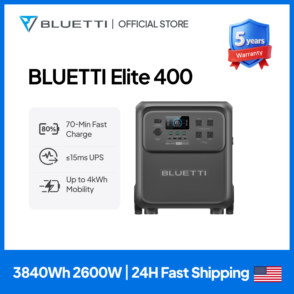 BLUETTI Elite 400 2600W 3840Wh - Outdoor Power Pack incelemesi ve fiyatı