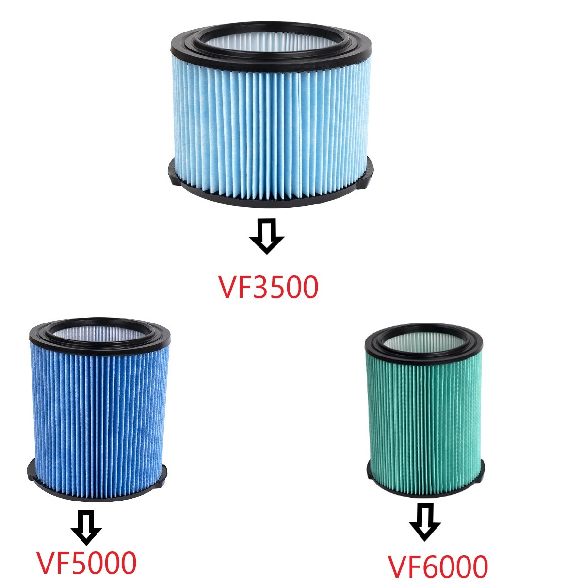 VF6000 VF5000 VF3500 Standart  - Wet Dry Vacuum Shop incelemesi ve fiyatı
