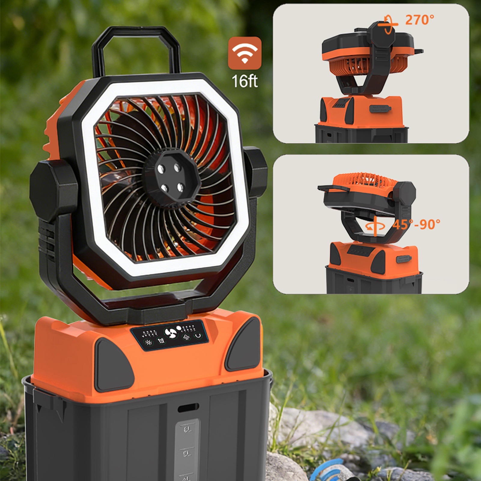 6L Kovalı, LED Işıklı, Uzaktan - Outdoor Power Fan incelemesi ve fiyatı