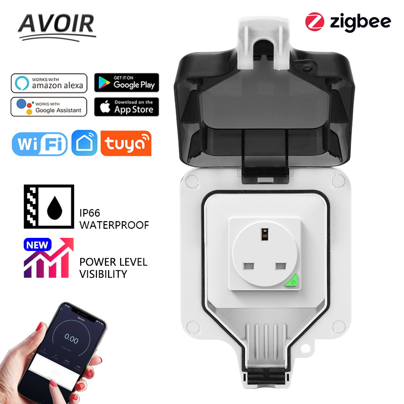 Avoir Zigbee Tuya IP66 duvar a - Outdoor Zigbee Power Plug incelemesi ve fiyatı