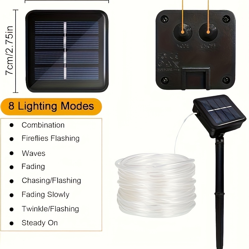 Güneş Enerjili Halat Işık 8 Mo - Outdoor Solar Power Xmas Lights incelemesi ve fiyatı