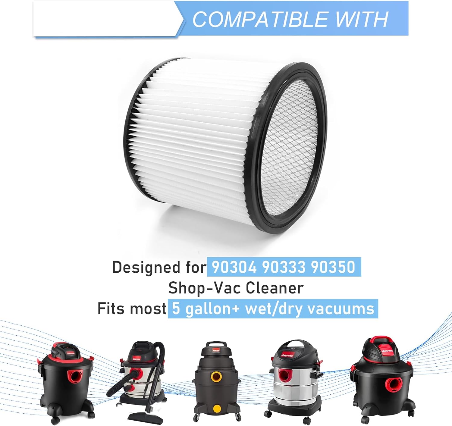 90304 Shop-Vac Filtre Değişimi - Wet Dry Vacuum Shop incelemesi ve fiyatı